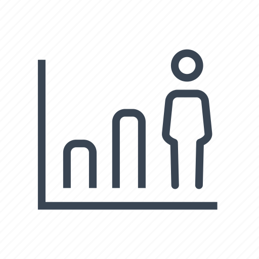 Bar, business, businessman, chart, graph, increase, statistics icon - Download on Iconfinder