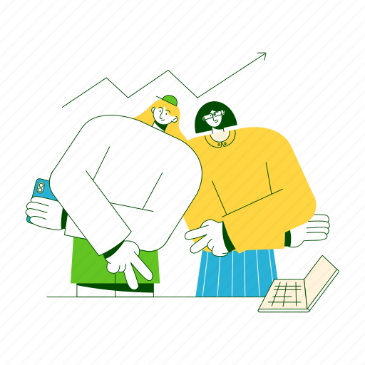 Coworkers, taking, selfies, office, management, group, team illustration - Download on Iconfinder