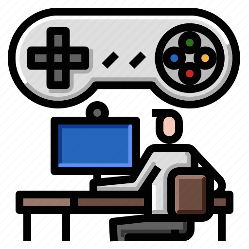 Gamer, internet, online, play, streaming icon - Download on Iconfinder