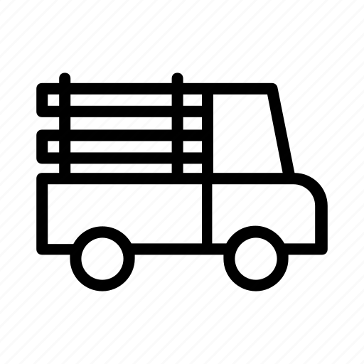 Pickup, truck, vehicle, transportation, cargo icon - Download on Iconfinder