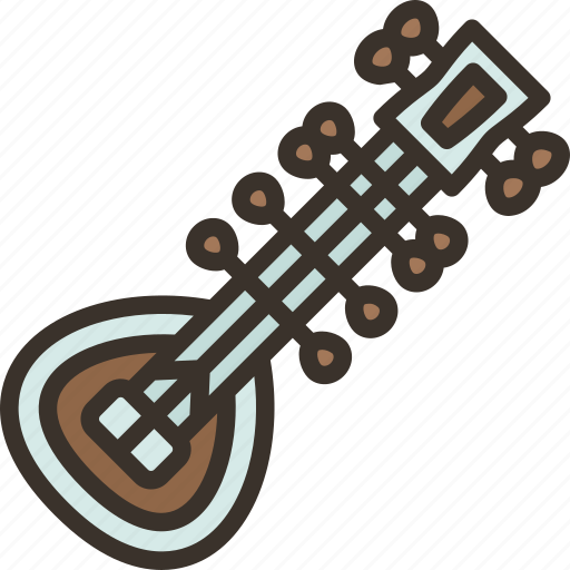 Sitar, music, classical, instrument, indian icon - Download on Iconfinder