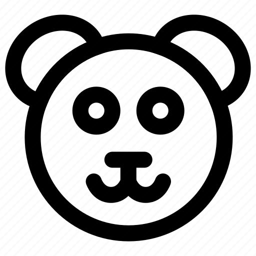 Animal, animals, face, panda, wild icon - Download on Iconfinder
