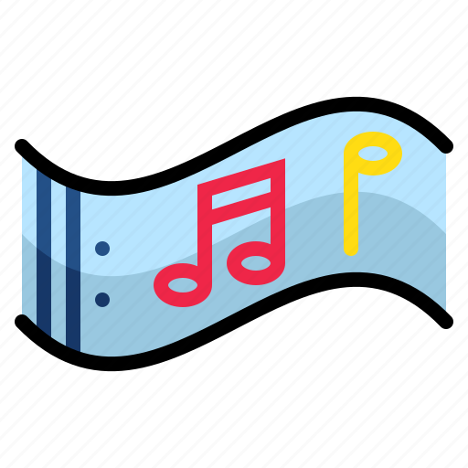 Key, music, note, scroll, song, tone icon - Download on Iconfinder