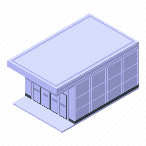 Business, cartoon, entrance, isometric, station, subway, train icon - Download on Iconfinder