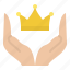 promote, crown, successful, achievement 