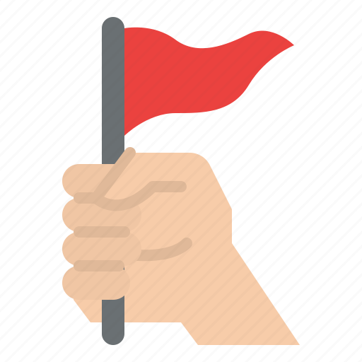 Success, victory, hold, flag icon - Download on Iconfinder