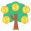 tree, invest, money, success 