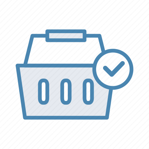 Accept, approve, basket, cart, ok, shopping, tick icon - Download on Iconfinder
