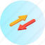 arrow, arrows, direction, download, location, move, navigation 
