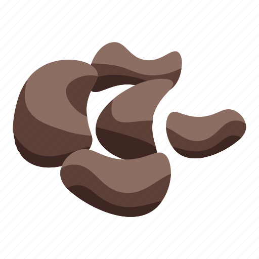 Cartoon, chocolate, coffee, food, isometric, leaf, nuts icon - Download on Iconfinder