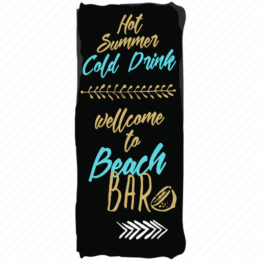 Summer, beach, bar, drink, cocktail, alcohol, beverage icon - Download on Iconfinder