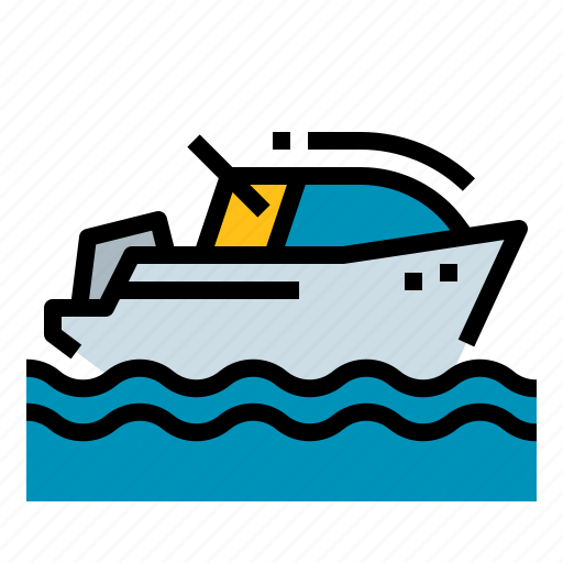 Boat, motor, speedboat, transport, transportation icon - Download on Iconfinder