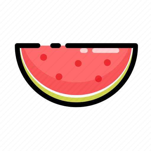 Food, fruit, slice, summer, watermelon icon - Download on Iconfinder
