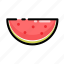food, fruit, slice, summer, watermelon 