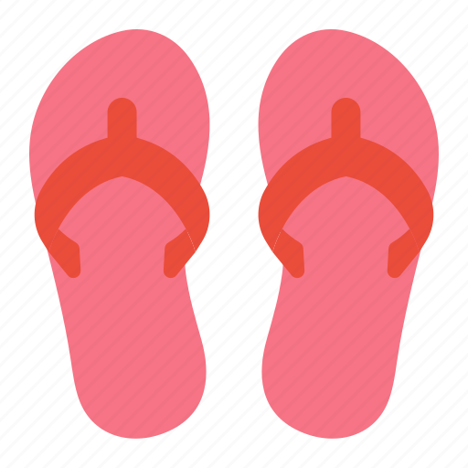 Beach, flip floaps, footwear, pool, sandals, shoes, summer icon - Download on Iconfinder