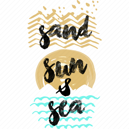 Summer, sand, sun, sea, beach, vacation, travel sticker - Download on Iconfinder