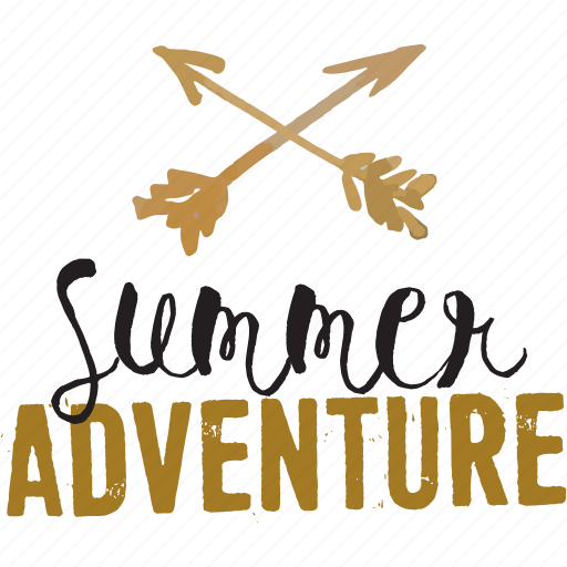Summer, travel, vacation, holiday, tourism, adventure, arrow sticker - Download on Iconfinder
