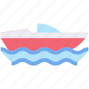 boat, ocean, sea, speedboat, transport, transportaiton, water