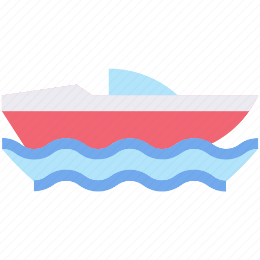 Boat, ocean, sea, speedboat, transport, transportaiton, water icon - Download on Iconfinder