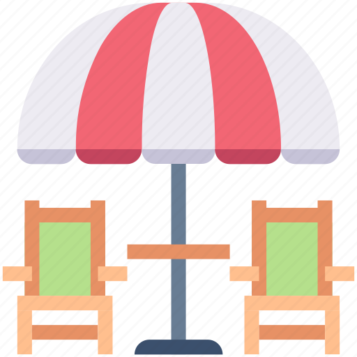 Chair, furnishing, furniture, lounge, parasol, umbrella icon - Download on Iconfinder