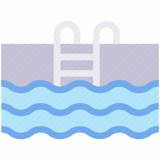 Facilities, ladder, pool, swim, swimming, water icon - Download on Iconfinder