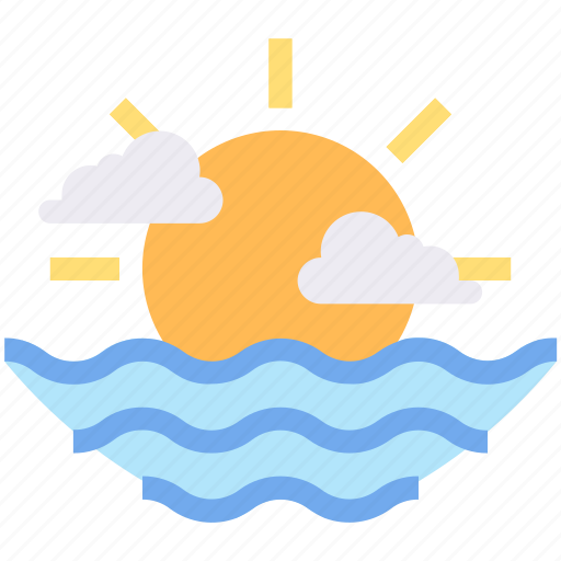 Heat, ocean, sea, summer, sun, sunny, water icon - Download on Iconfinder