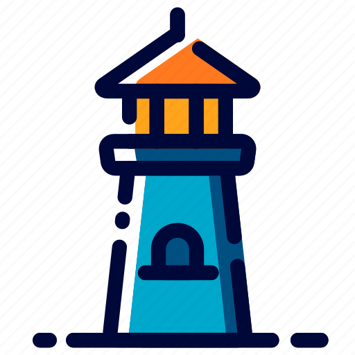 Beach, holiday, lighthouse, sea, summer, sun, vacation icon - Download on Iconfinder
