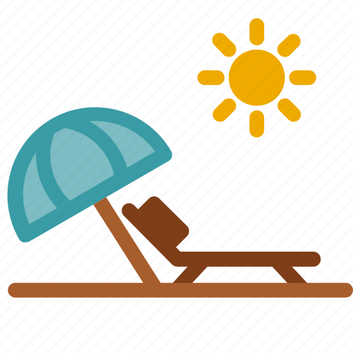 Relaxing, summer, sun, umbrella, vacation icon - Download on Iconfinder