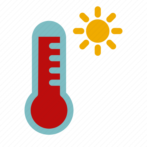 High temperature, hot, summer, sun, temperature icon - Download on Iconfinder