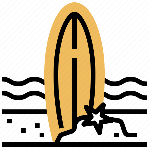 Activity, sea, sports, surfboard, wave icon - Download on Iconfinder