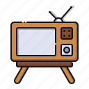 retro, screen, television, tv