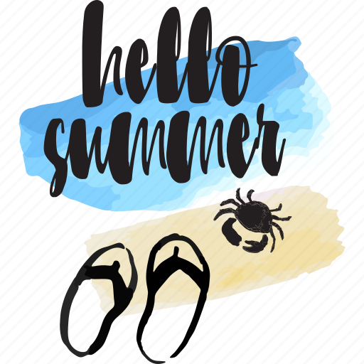 Summer, holiday, vacation, travel, tourism, sea, beach sticker - Download on Iconfinder