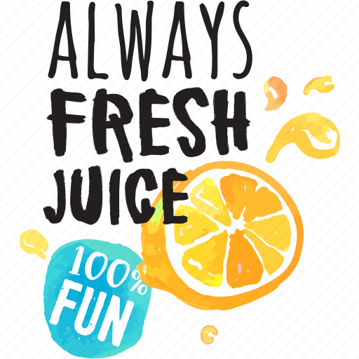 Summer, vacation, beach, bar, drink, juice, fruit sticker - Download on Iconfinder