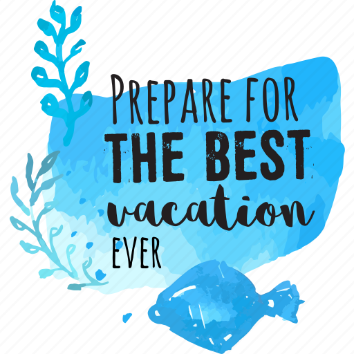 Summer, holiday, vacation, travel, tourism, sea, fish sticker - Download on Iconfinder