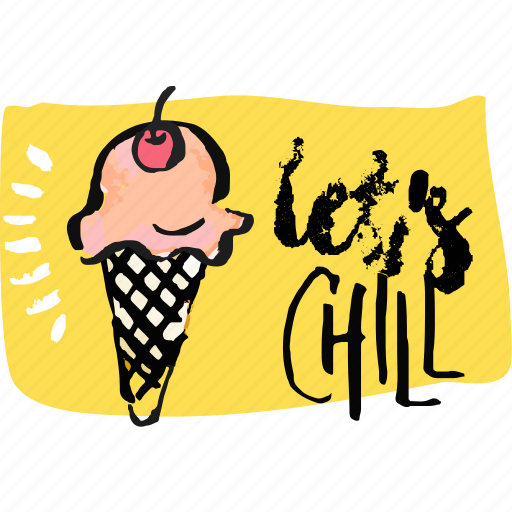 Summer, holiday, vacation, travel, tourism, ice cream, food sticker - Download on Iconfinder