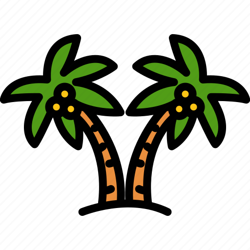 Beach tree, coconut, environment, nature, summer, tree, trees icon - Download on Iconfinder