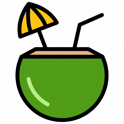 Beverage, coconut, drink, food, fruit icon - Download on Iconfinder