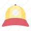 cap, summer, beach, hat 