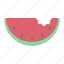 summer, slice, fruit, watermelon 