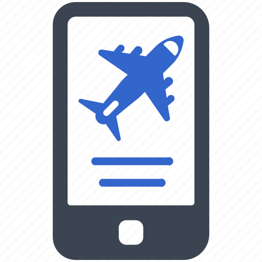 Booking, flight, online, mobile, reserve icon - Download on Iconfinder