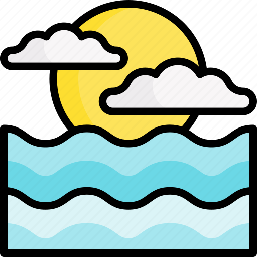 Ocean, holiday, vacation, summer, sunset, sunrise icon - Download on Iconfinder