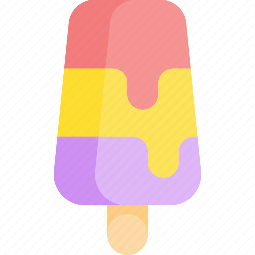 Popsicle, ice cream, sweet, tasty, food, dessert, summer icon - Download on Iconfinder