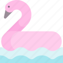 flamingo, float, holiday, vacation, summer