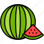 food, fruit, melon, slice, summer, watermelon 