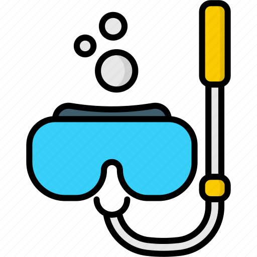 Diving, goggles, leisure, scuba, snorkeling, snorkel, travel icon - Download on Iconfinder