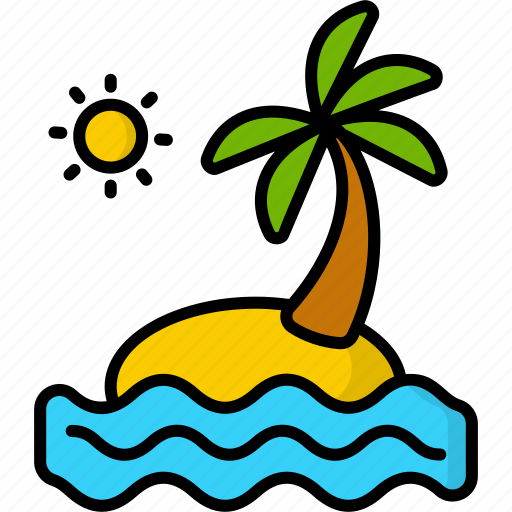 Beach, bech, ocean, sea, summer, tourism, vacation icon - Download on Iconfinder