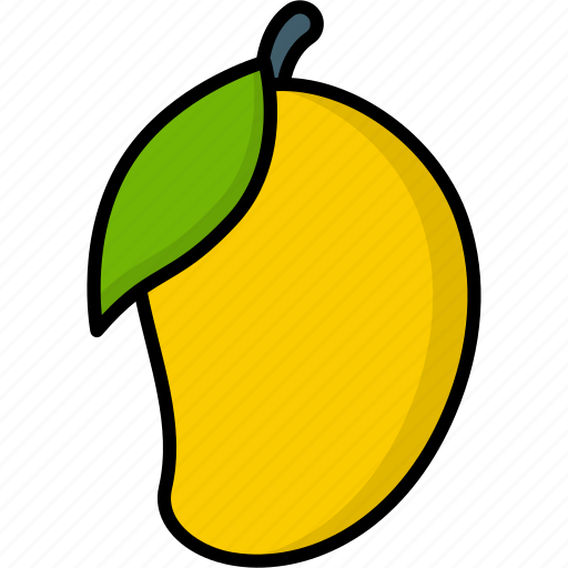Food, fruit, mango, organic, vegan, vegetarian icon - Download on Iconfinder