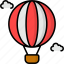 hot air balloon, hot, bubble, delivery, transportation 