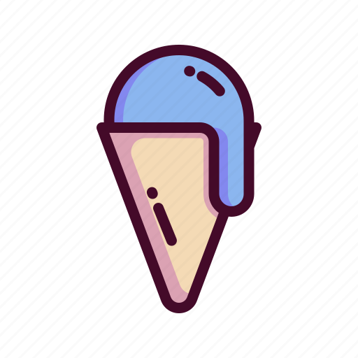 Ice, cream, cone, frozen icon - Download on Iconfinder