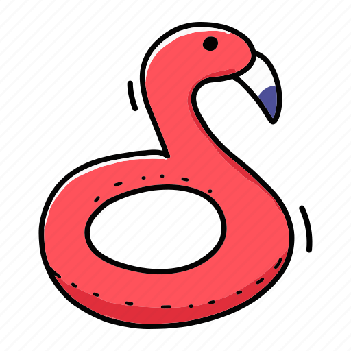 Flamingo, float, beach, pool, summer, sea icon - Download on Iconfinder